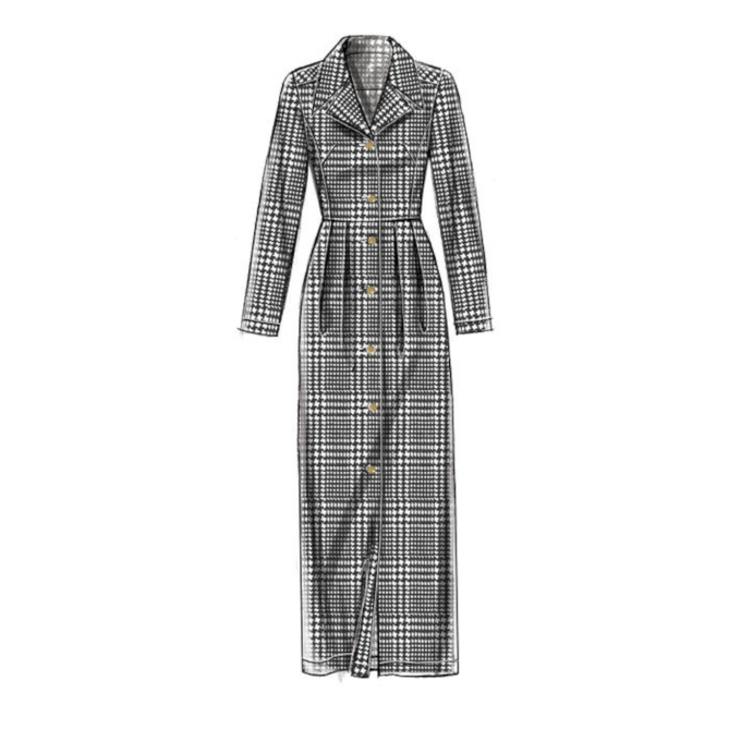 Pattern Vogue 9345 Dress maat 40-48, Dui/En/Fr