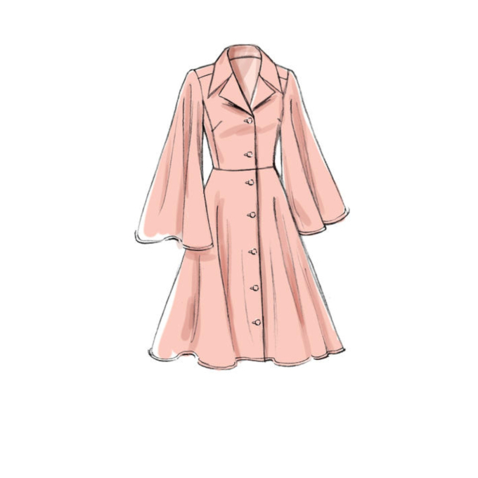 Pattern Vogue 9345 Dress maat 40-48, Dui/En/Fr
