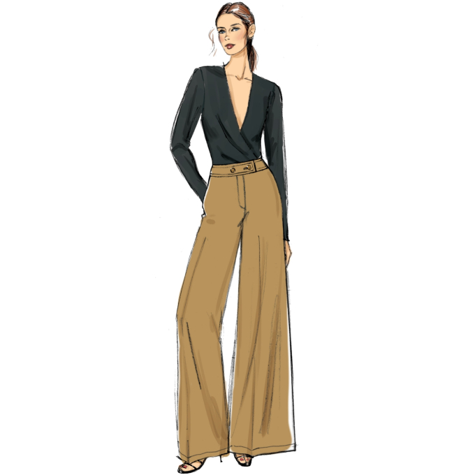 Naaipatroon Vogue 9361 broek, maat 40-48, Dui/En/Fr