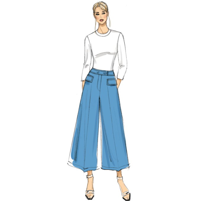 Naaipatroon Vogue 9361 broek, maat 40-48, Dui/En/Fr