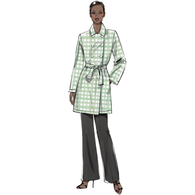 Patron Vogue 9367 manteau, taille 32-40, en français