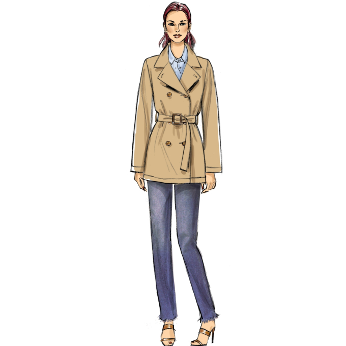 Patron Vogue 9367 manteau, taille 42-50, en français