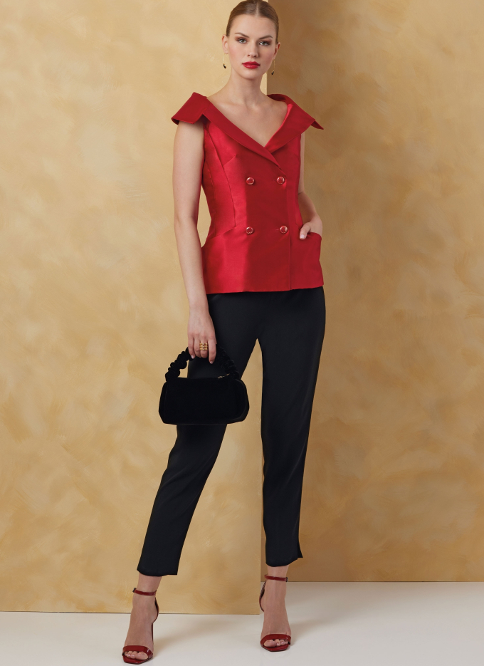 Sewing pattern Vogue Jacket Ladies 2073 Size 44-52, En/Ger/Fr