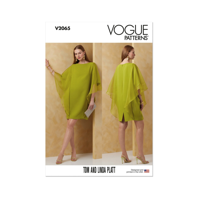 Sewing pattern Vogue V2065 Misses Dress Size 44-52, Eng/Ger/Fr