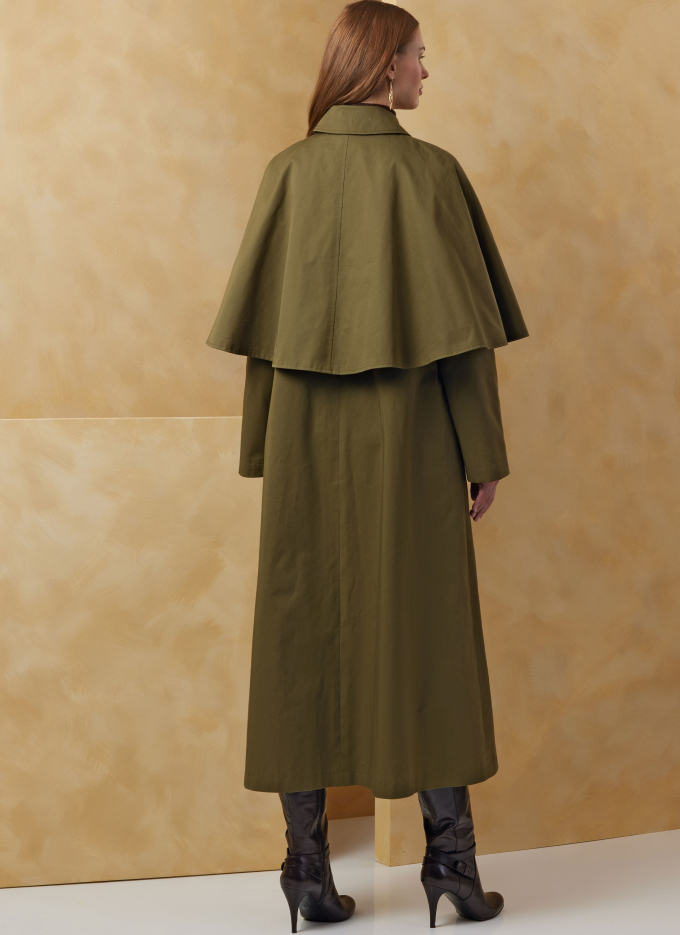 Sewing pattern Vogue V2074 Misses Cape Coat Size 32-50, Eng/Ger/Fr