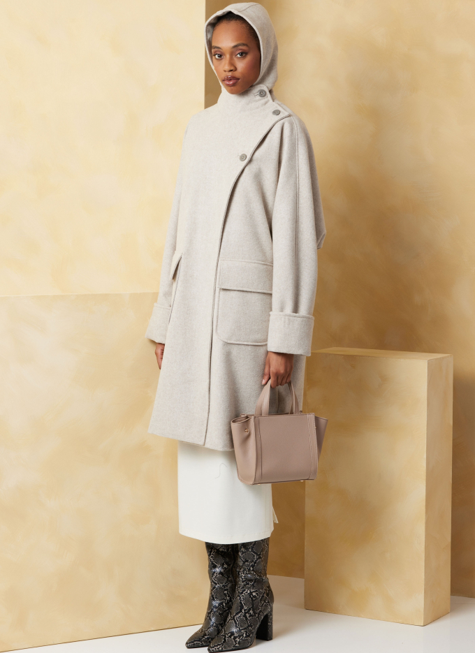 Sewing pattern Vogue V2075 Misses Coats Size 32-50, Eng/Ger/Fr