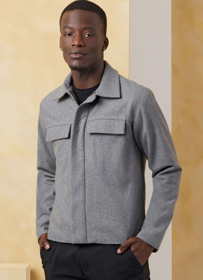 Sewing pattern Vogue V2080 Men's Jacket Size 44-52, Eng/Ger/Fr