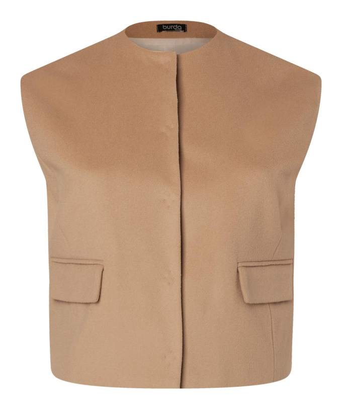 Naaipatroon Burda 5698 Vest & Jas, Nl/Dui/En/Fr