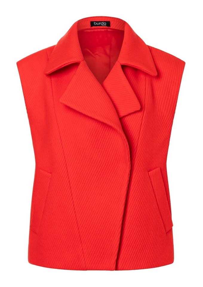 Schnittmuster Weste, Burda 5714