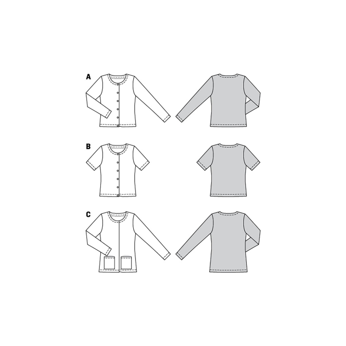 Paper Pattern Vest, Burda 6053