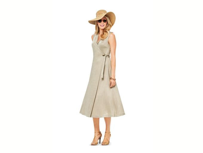 Patron Burda 6759 Robe croisée, en français