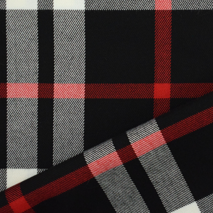 Tissu écossais tartan, noir