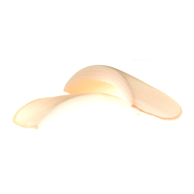 Paire d'épaulettes demi-lune 2BK, couleur chair