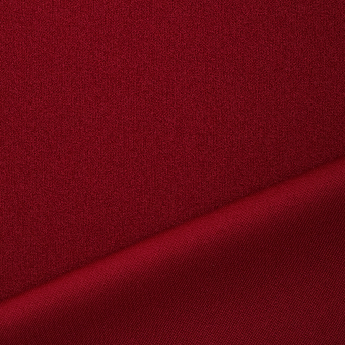 Tissu scuba sim. néoprène crêpe uni, rouge foncé