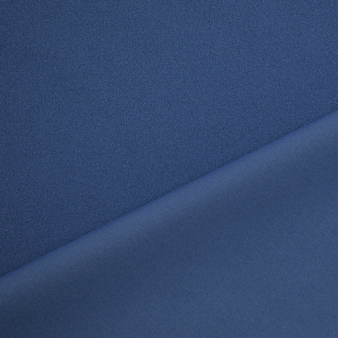 Scuba Crepe uni, rauchblau