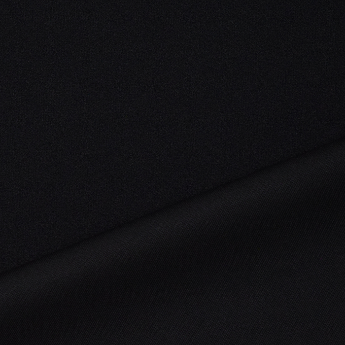 Tissu scuba sim. néoprène crêpe uni, noir