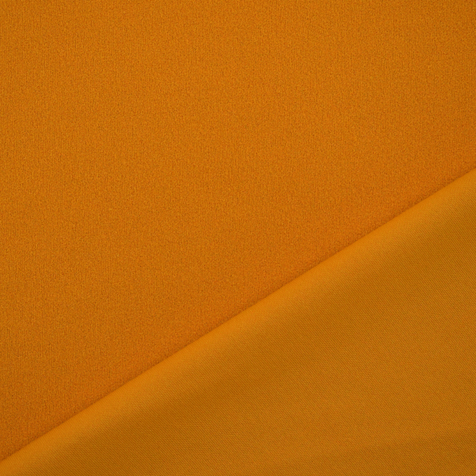 Tissu scuba sim. néoprène crêpe uni, moutarde