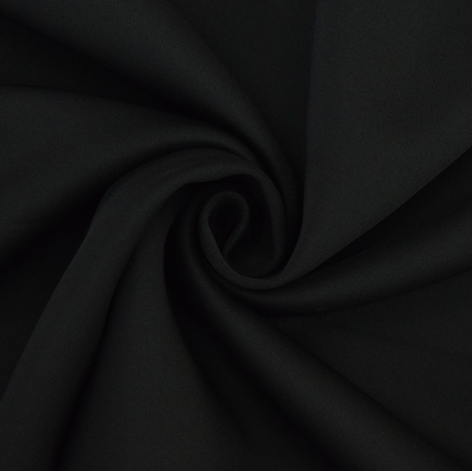Tissu scuba sim. néoprène uni, noir