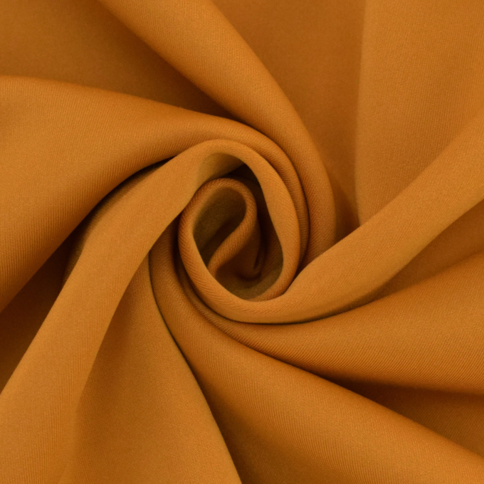 Tissu scuba sim. néoprène uni, jaune moutarde