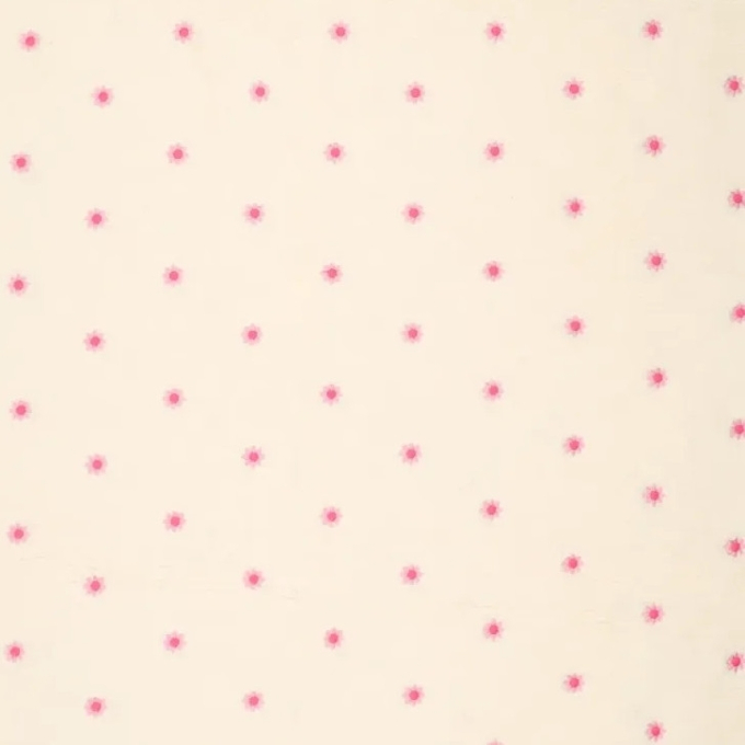 Lightweight Sherpa fleece with embroidery Camilla, cream