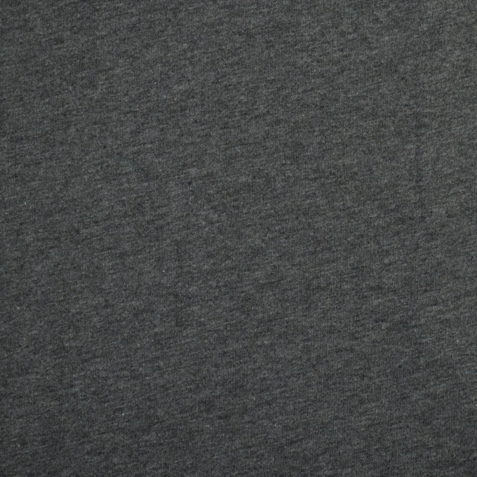 Tissu jersey simple uni, gris foncé chiné