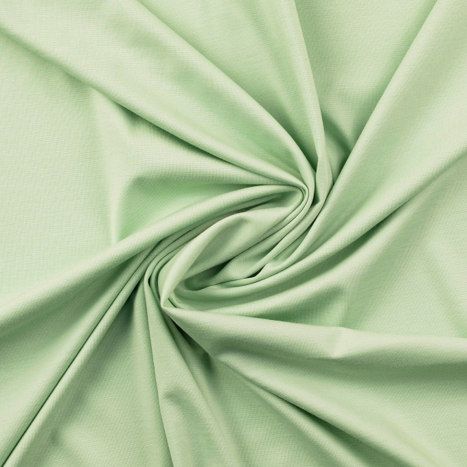 Tissu jersey punta di roma romanite stretch doux, menthe