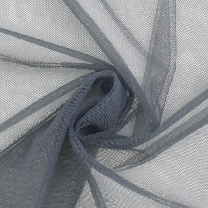 Soft Stretch tule, antracietgrijs