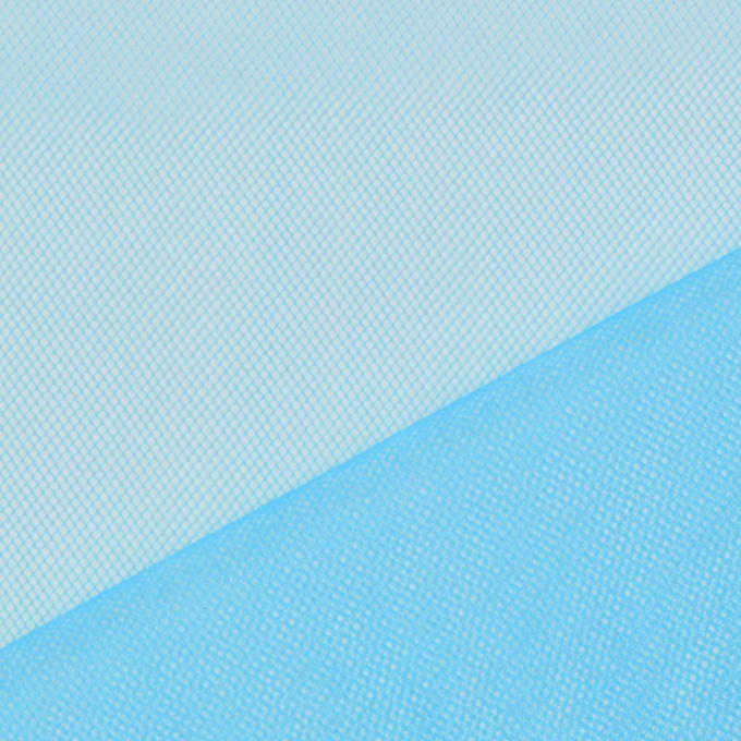 Tissu tulle souple stretch, turquoise
