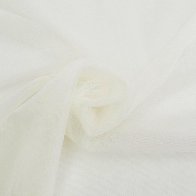 Soft Stretch tule, gebroken wit