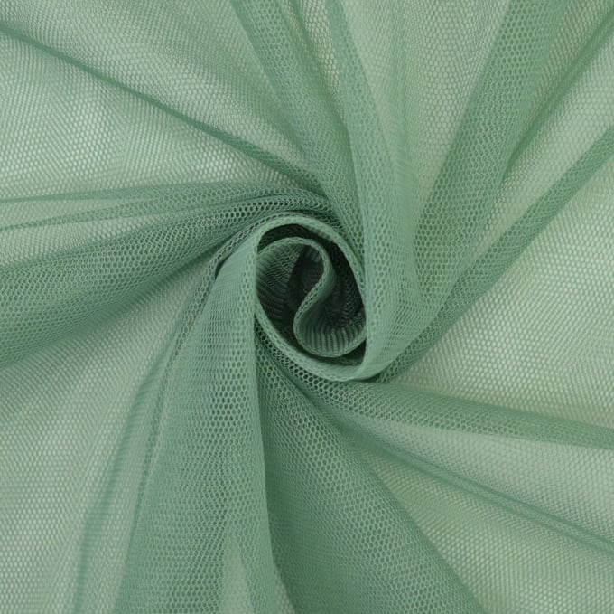 Soft tule, vaalgroen