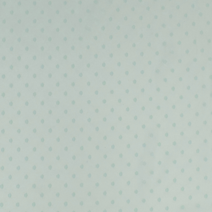 Tissu tulle souple à pois Dots, menthe