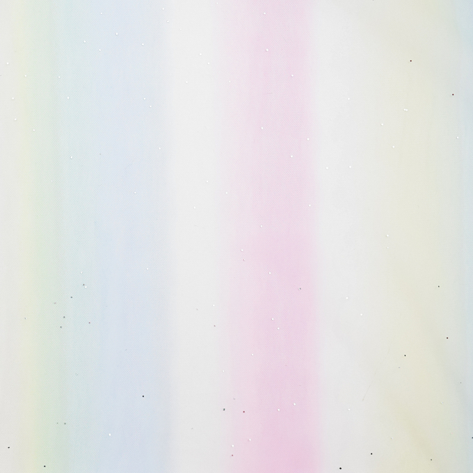 Soft tule Glitter Pastel Rainbow, veelkleurig