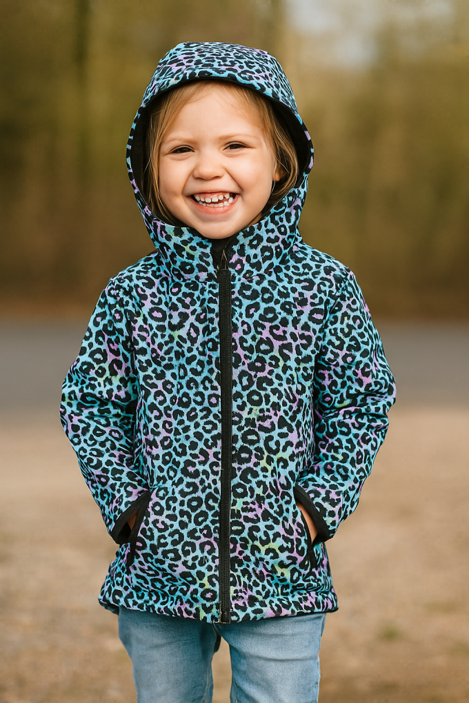 Softshell colourful leo, veelkleurig