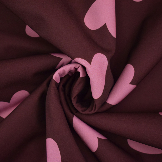 Softshell hartjes, wijnrood