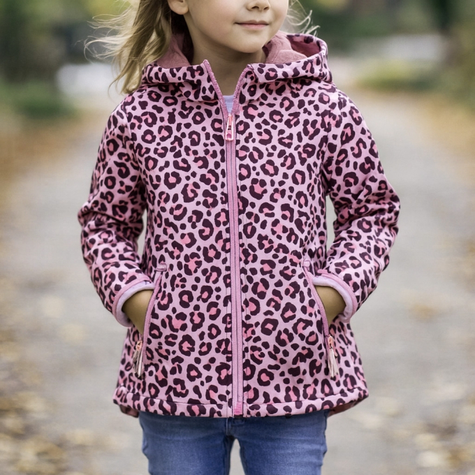 Softshell luipaard, roze