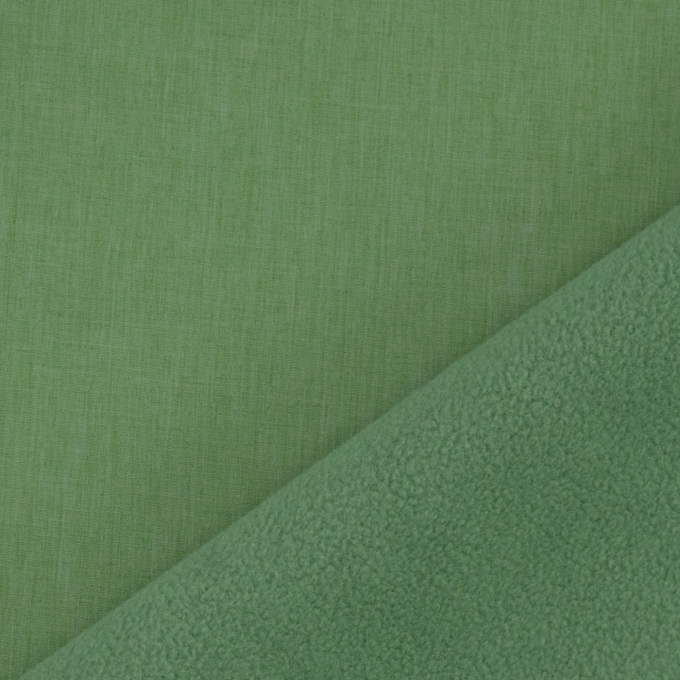 Tissu softshell bi-tons, vieux vert