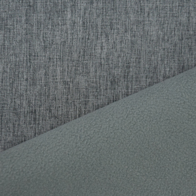Tissu softshell, gris clair chiné