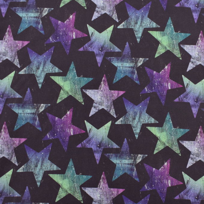 Softshell Stars, aubergine purple