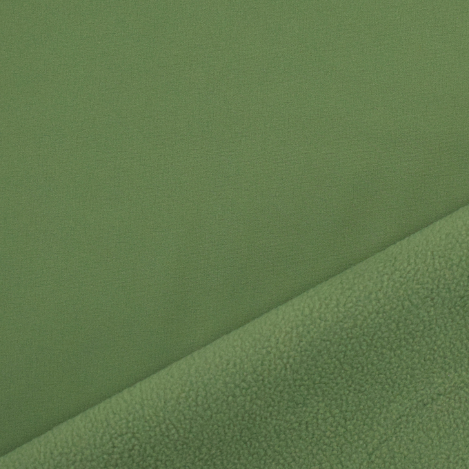 Tissu softshell uni Emilia, vert moyen