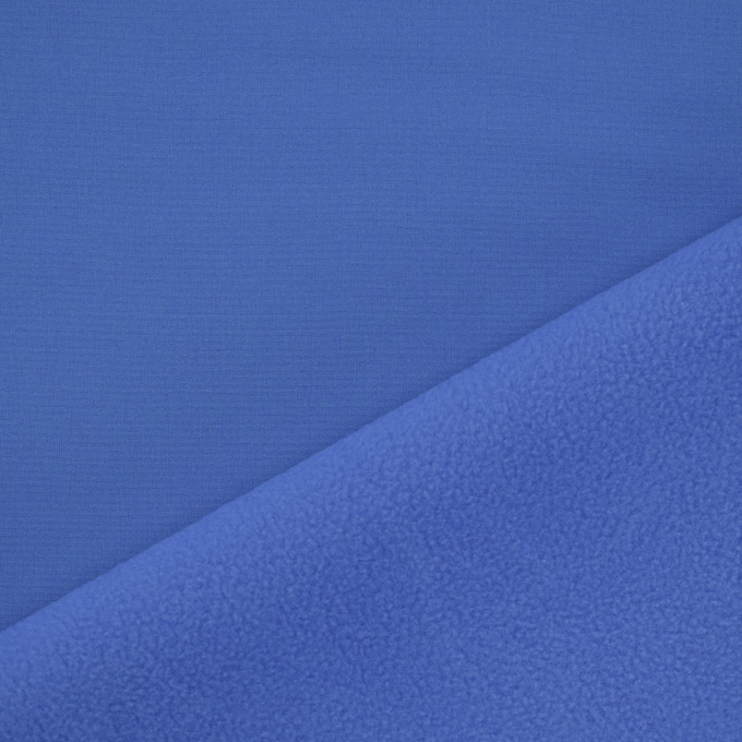 Tissu softshell uni Emilia, bleu pigeon