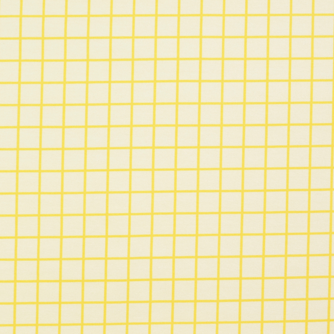 Tissu sweat léger bio Albstoffe Hamburger Liebe Beetles & Bugs Grids, jaune