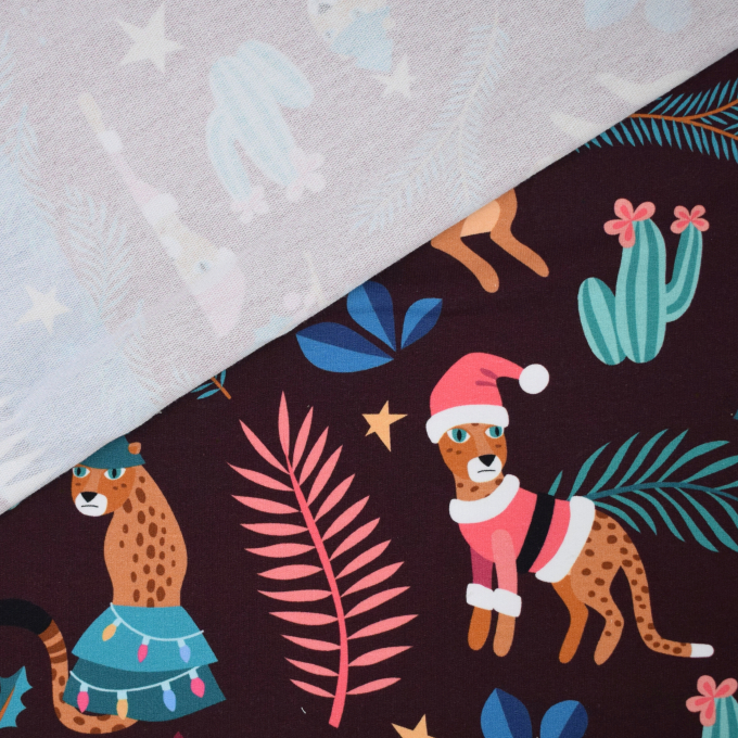 Sweatshirt Albstoffe Hamburger Liebe Wild XMas Leo, claret-red