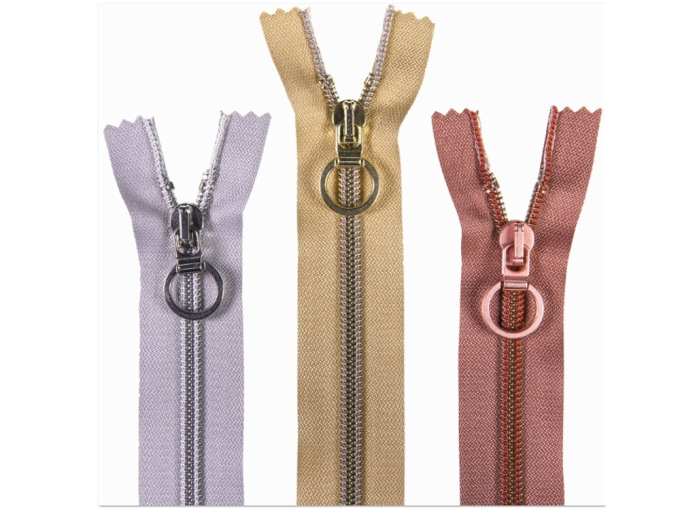Fermeture éclair spirale non séparable 20 cm argent