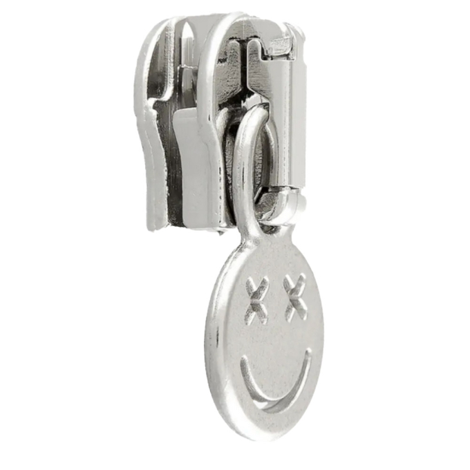 Ritsschuiver 4mm Smiley, zilver
