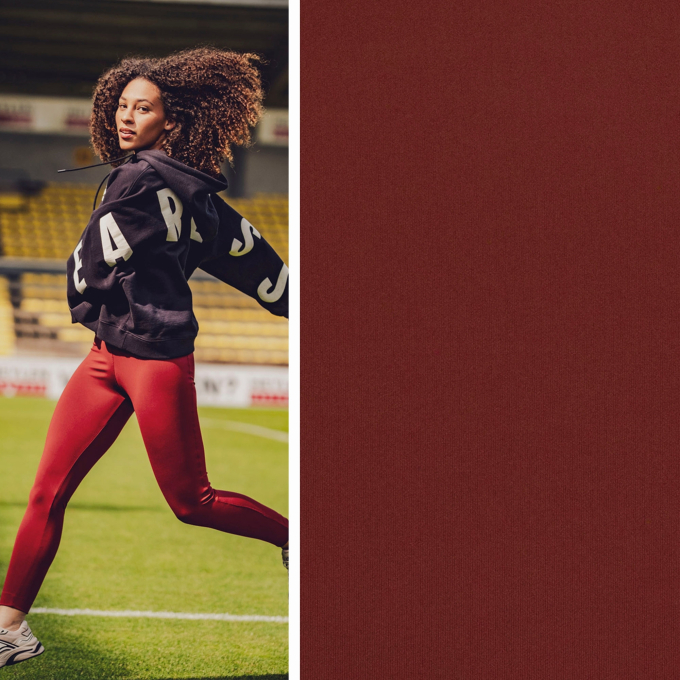 Tissu jersey technique sport Fibre Mood, rouge foncé