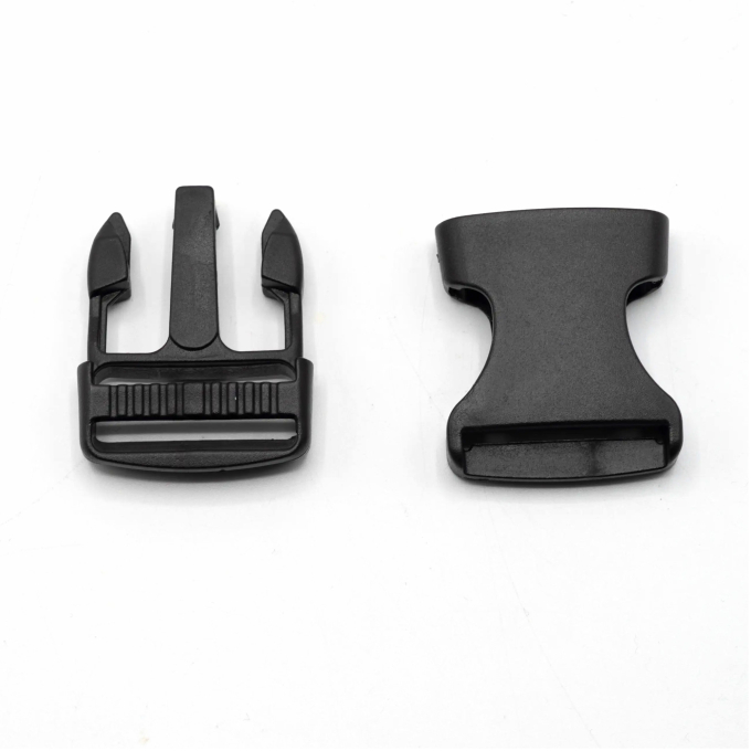 Klikgespen 30 mm, zwart