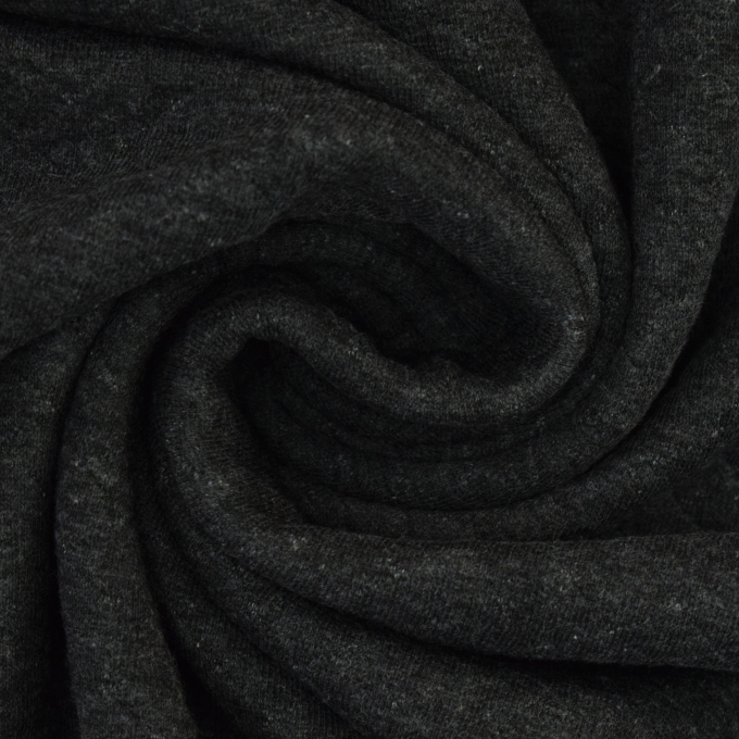 Tissu sweat matelassé, anthracite