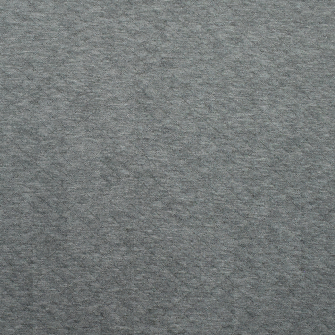 Tissu sweat matelassé, gris chiné