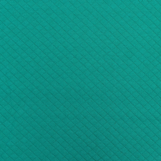 Tissu sweat matelassé, bleu pétrole clair