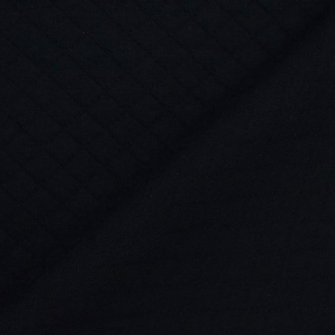 Sweatshirt gestikt wafelpatroon, zwart